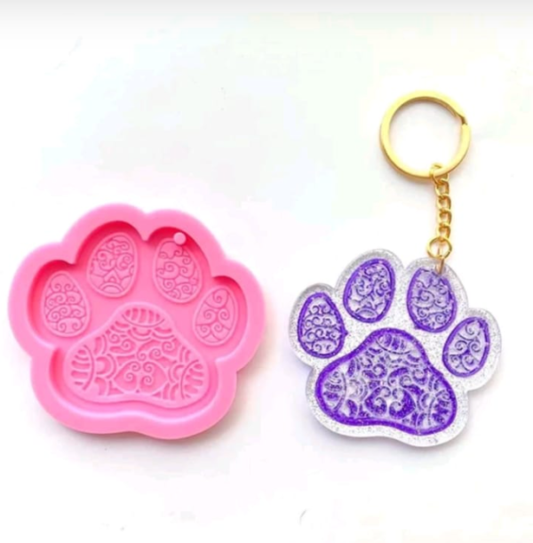 Mandala Paw Pendant Silicone Mould