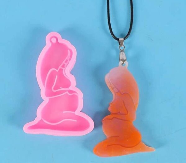 Pregnant Lady Silicone Mould